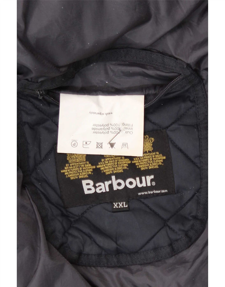 Giacca trapuntata da uomo Barbour UK 44 2XL poliestere blu navy