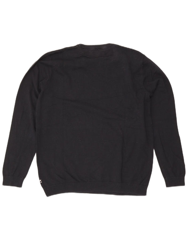 Maglione maglione girocollo da uomo Jack & Jones XL blu navy