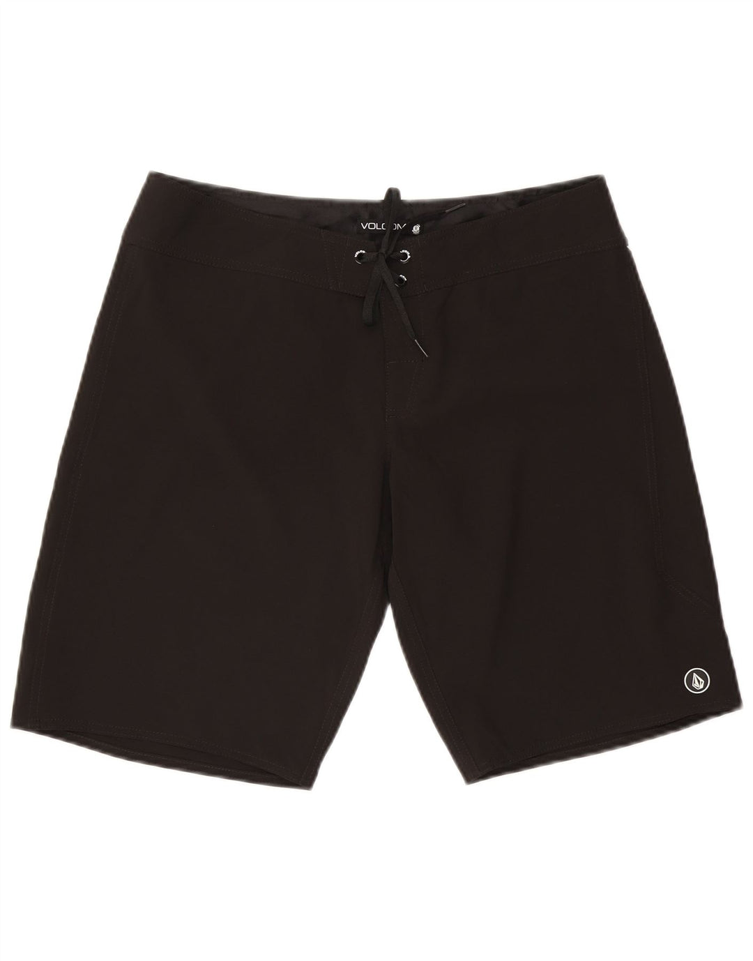 Pantaloncini da bagno da uomo Volcom grandi neri in poliestere