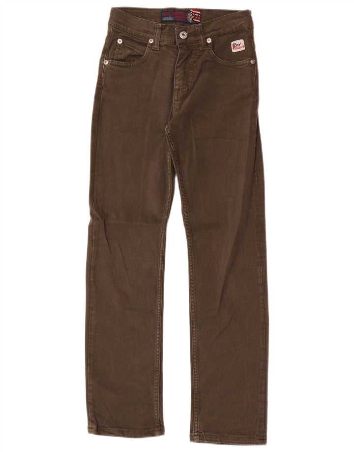 Jeans dritti da ragazzo Roy Rogers 9-10 anni W22 L26 Cachi