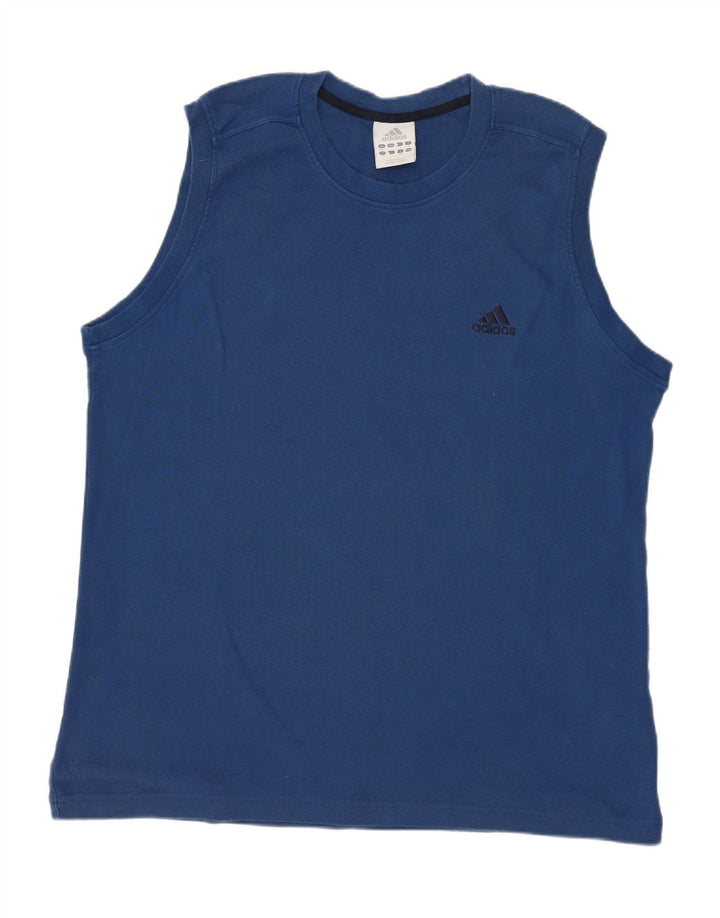 Canotta Adidas Uomo UK 46/48 XL Blu