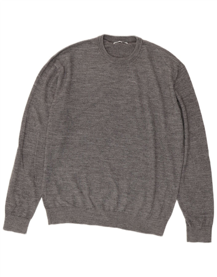 Maglione maglione girocollo da uomo Zara XL grigio