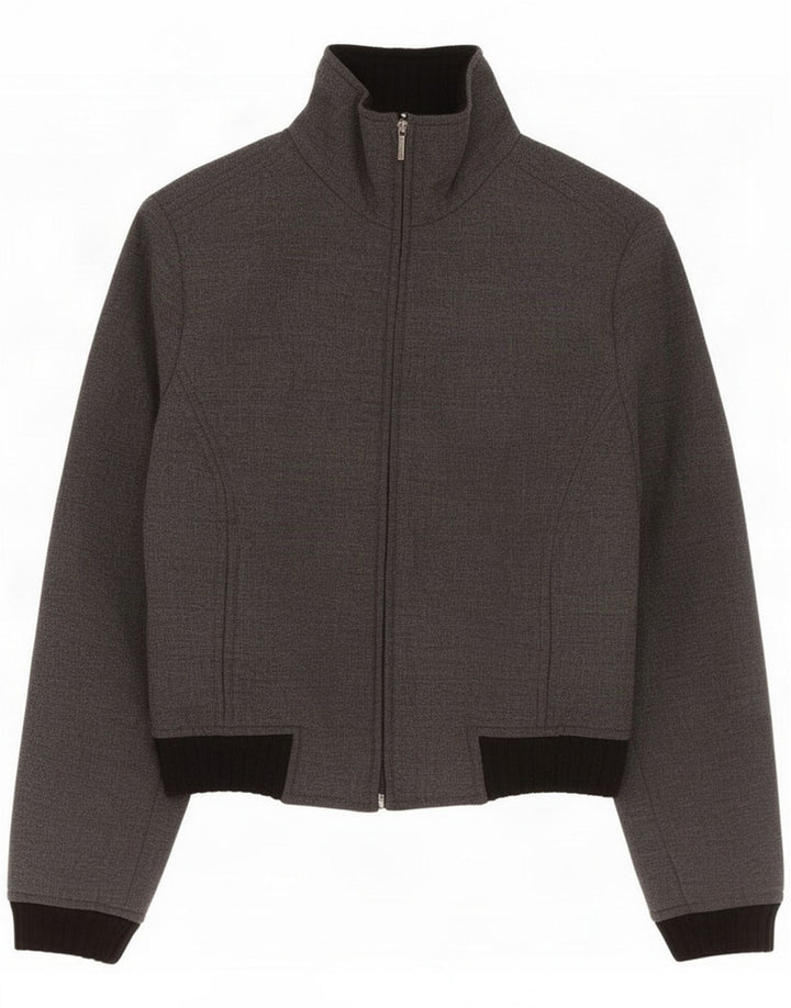 Giacca bomber da donna Trussardi Jeans IT 42 Grigio medio Colourblock