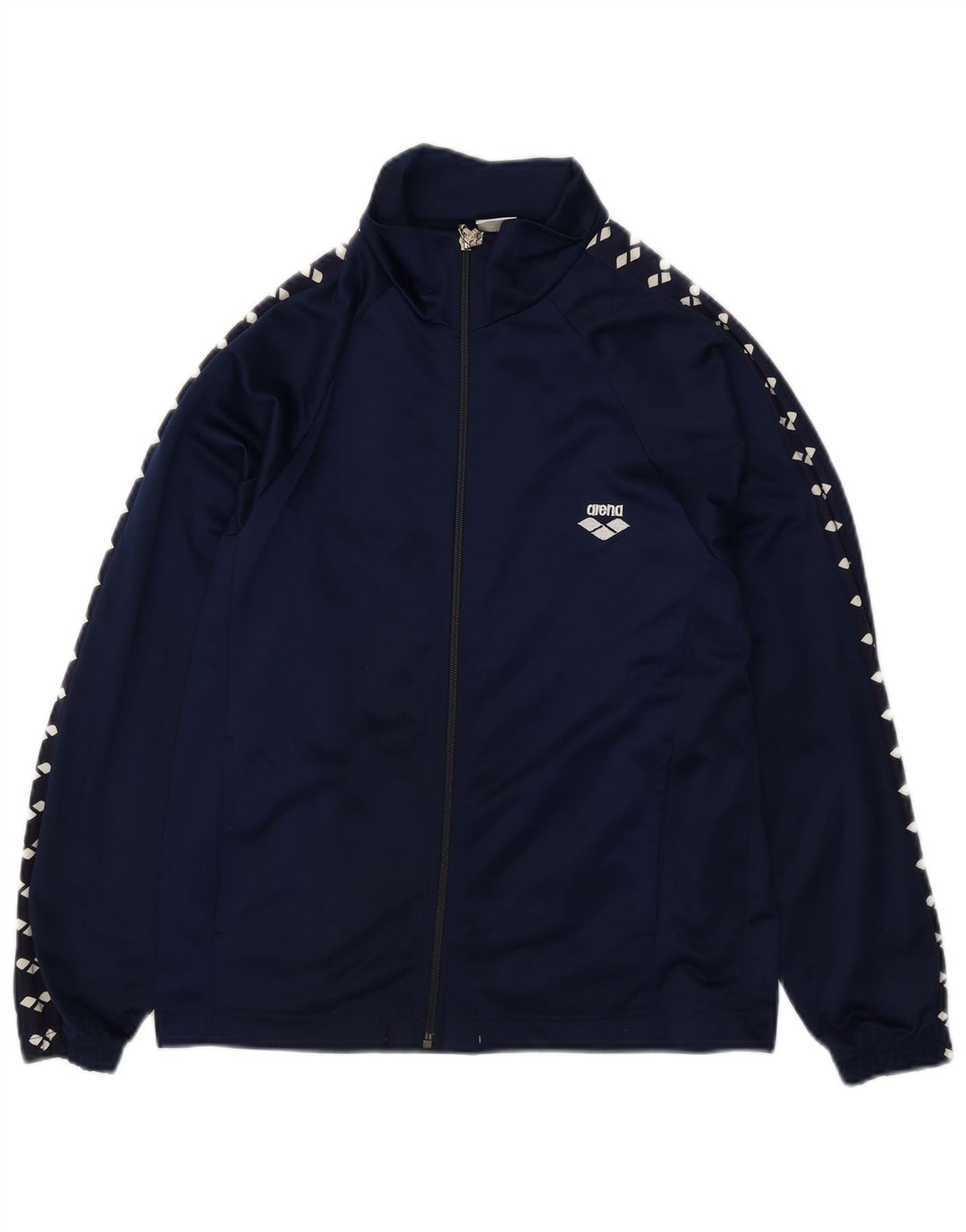 Giacca da ginnastica grafica da uomo Arena piccola blu navy