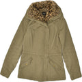 OASIS Womens Utility Jacket UK 6 XS Khaki Cotton | Vintage Oasis | Thrift | Second-Hand Oasis | Used Clothing | Messina Hembry 