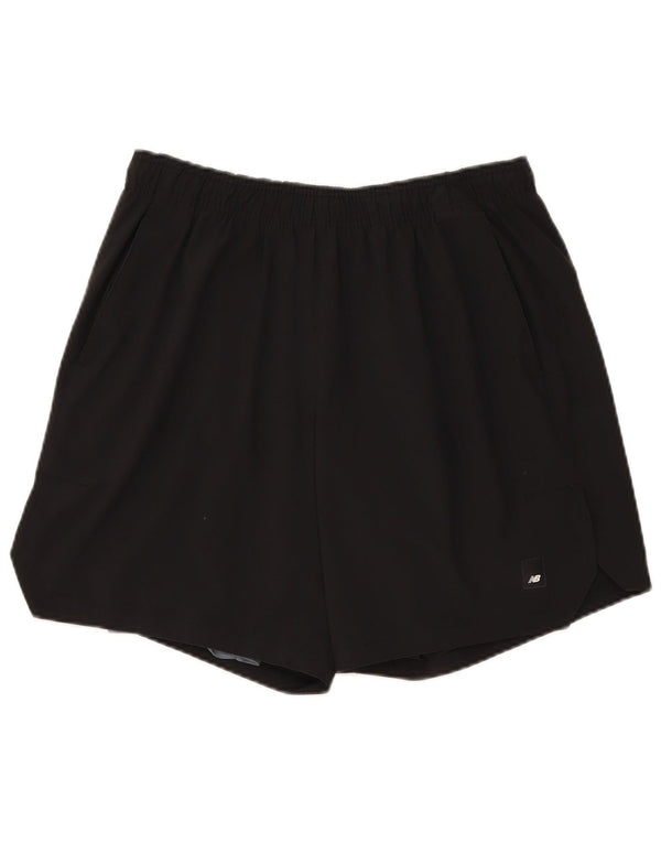 Pantaloncini sportivi da uomo New Balance grandi neri