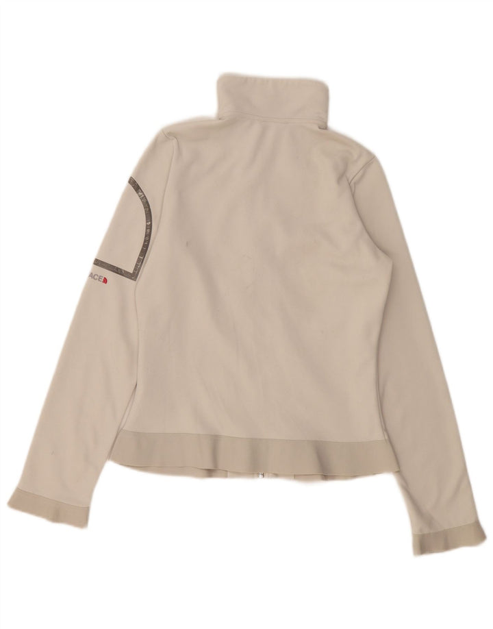 Giacca da tuta grafica da donna The North Face UK 6 XS poliestere bianco