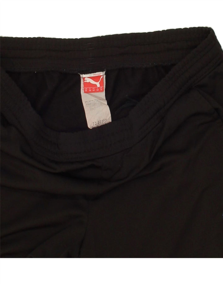 PUMA Womens Tracksuit Trousers UK 12 Medium Black Polyester Vintage Puma and Second-Hand Puma from Messina Hembry 