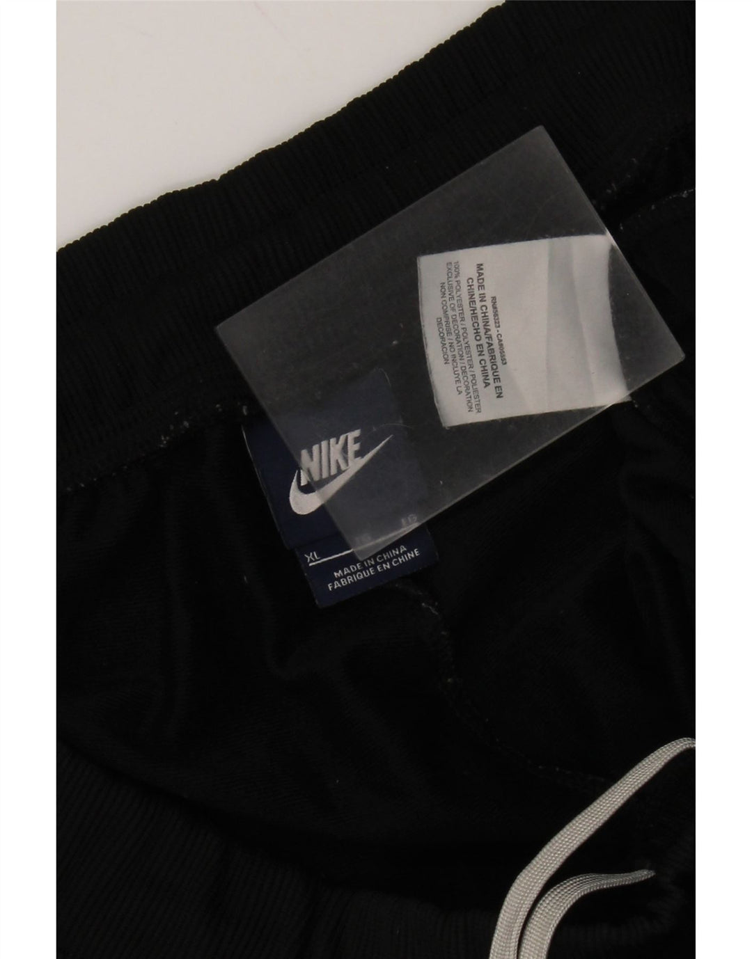 Pantaloni da tuta Nike da uomo XL in poliestere nero