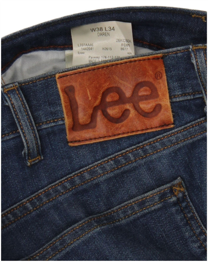 Jeans dritti da uomo Lee Daren W38 L28 cotone blu