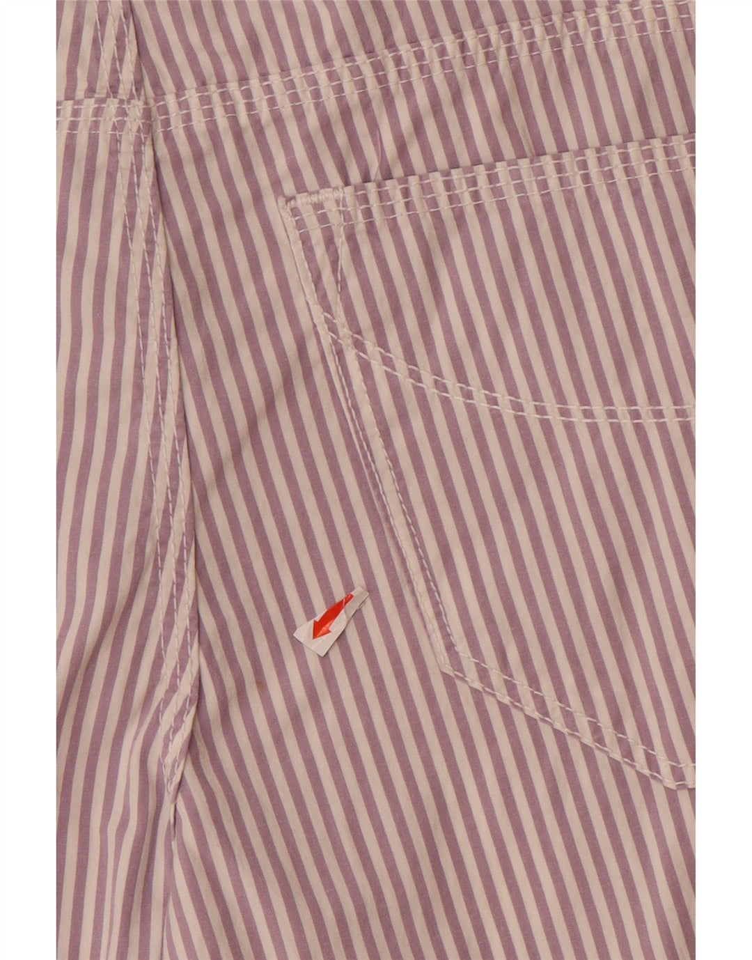 Pantaloni casual dritti da donna SIVIGLIA W31 L33 cotone gessato viola