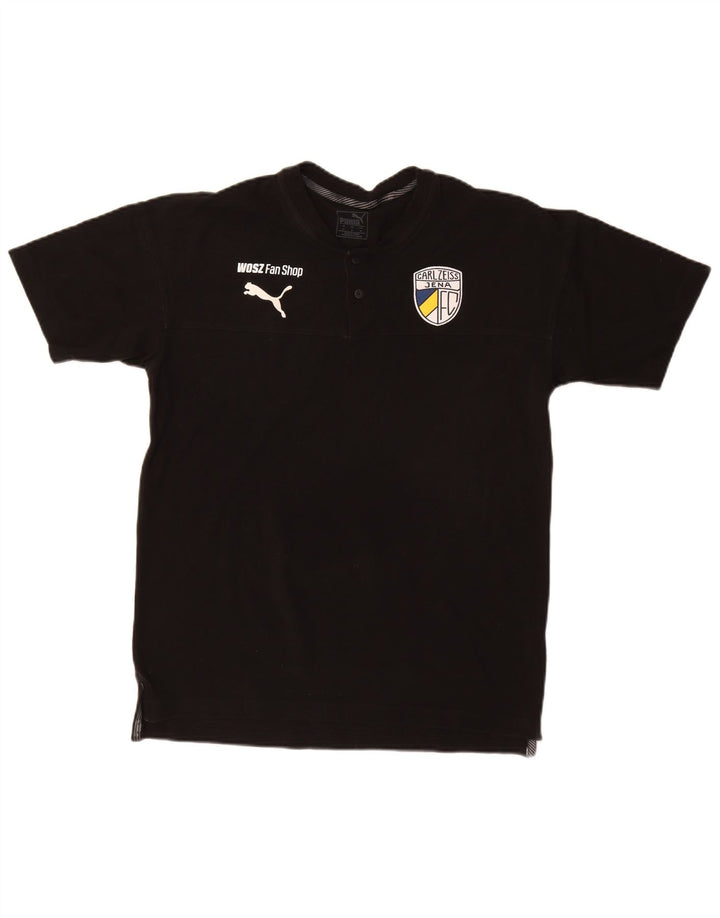 T-shirt grafica da uomo PUMA Top in cotone nero medio