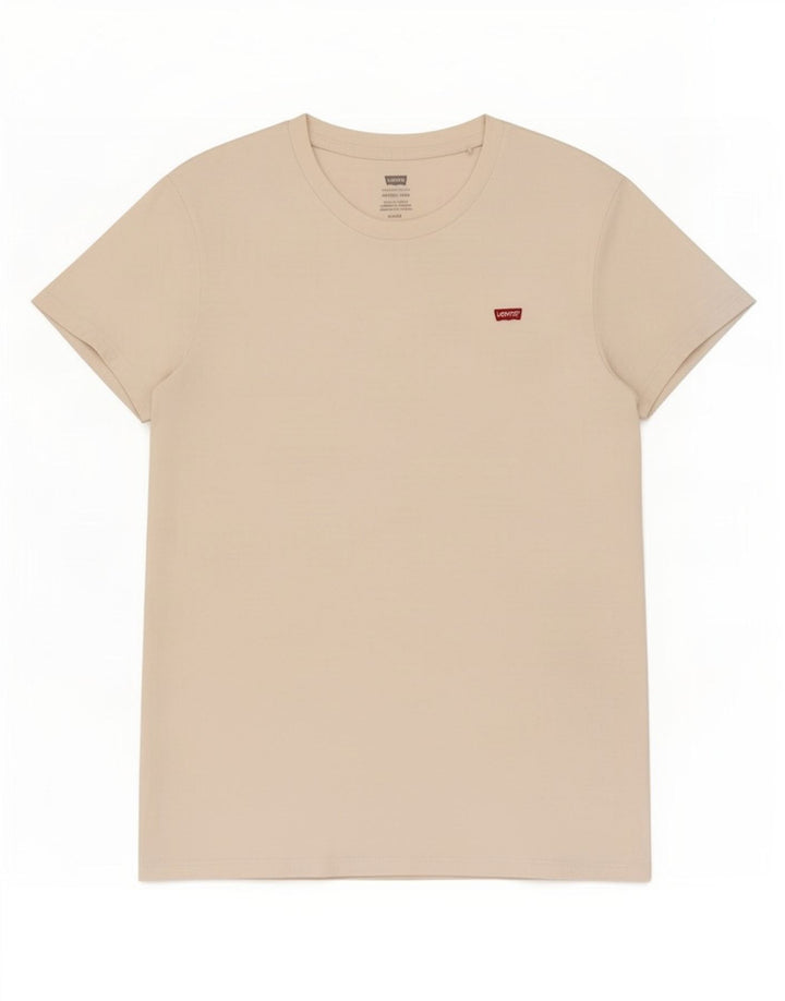 T-shirt da donna Levi's Top UK 14 grande cotone bianco