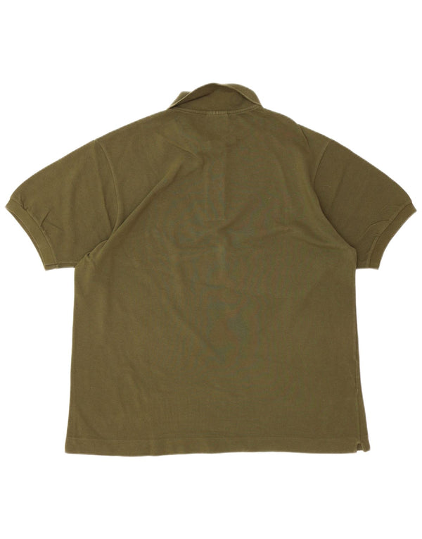 Polo da uomo LACOSTE taglia 5 grande in cotone kaki