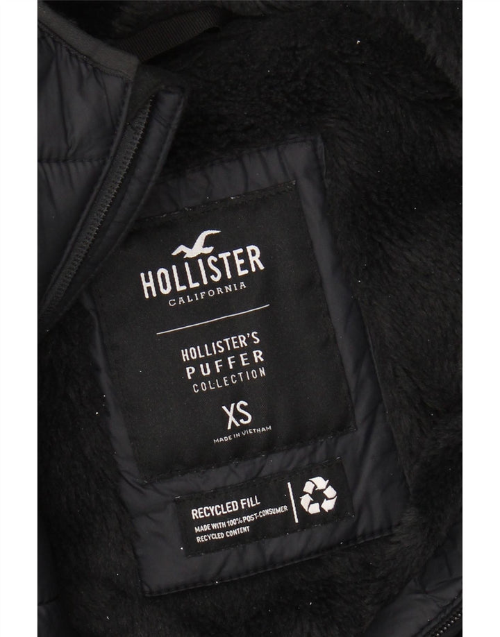 Giacca imbottita con cappuccio da uomo HOLLISTER UK 34 XS nylon nero