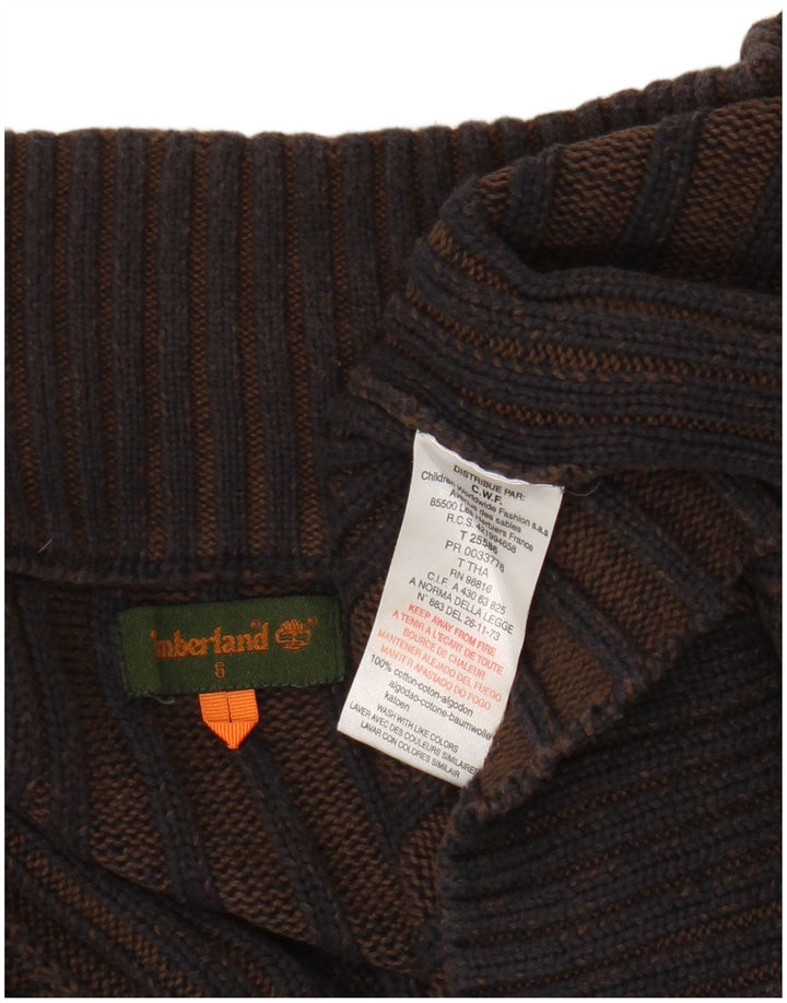 Maglione cardigan per ragazzi Timberland 7-8 anni in cotone blu navy