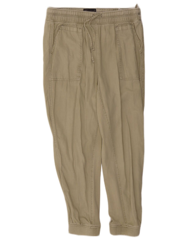 Pantaloni casual da jogging da donna Marks & Spencer UK 16 Large W32 L26 Cachi
