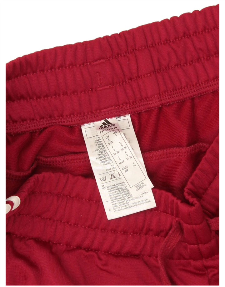 Pantaloni da tuta da donna Adidas UK 8/10 Small Bordeaux Poliestere