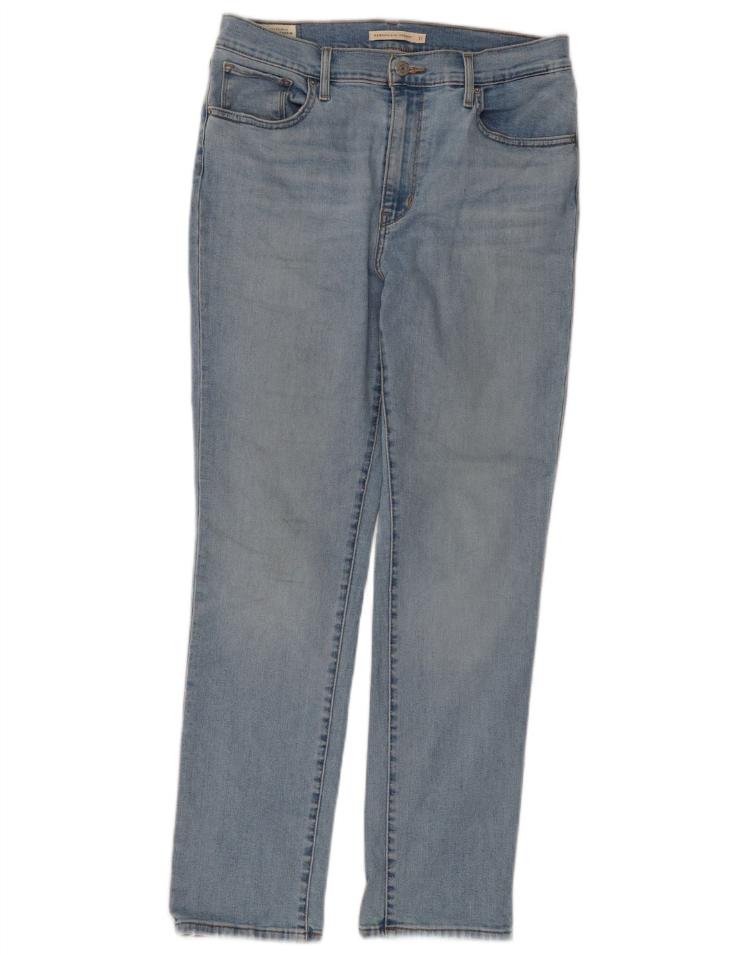 LEVI'S Jeans dritti a vita alta da donna 724 W31 L30 cotone blu