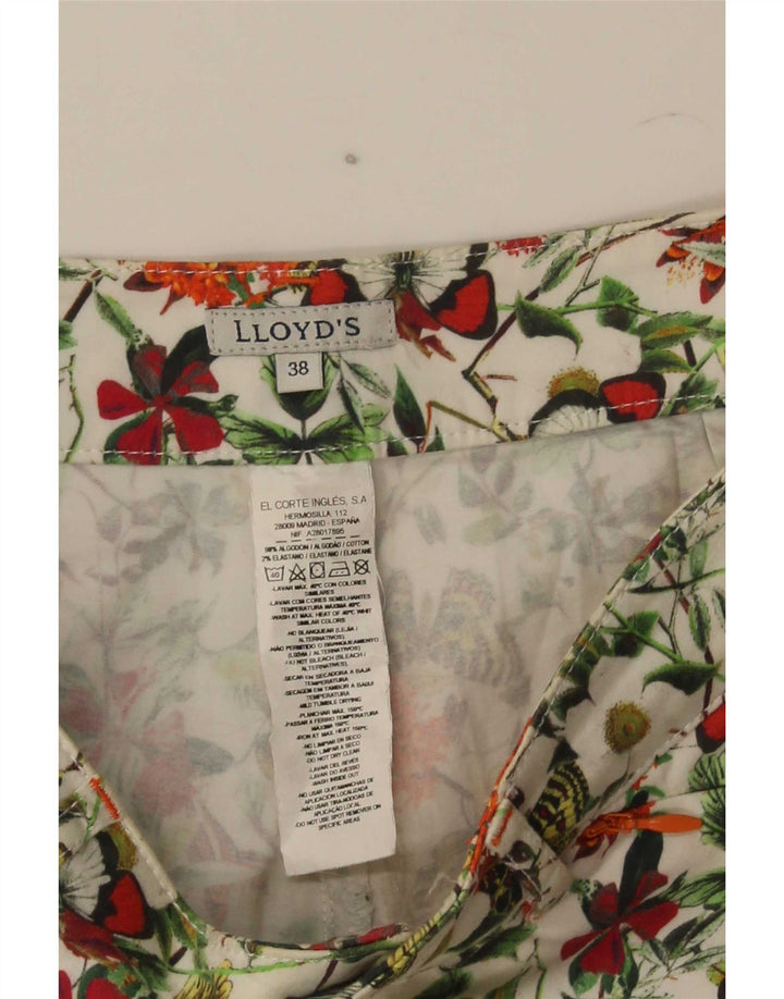 Pantaloni casual da donna Lloyd's EU 38 Medium W28 L30 Floreale multicolore