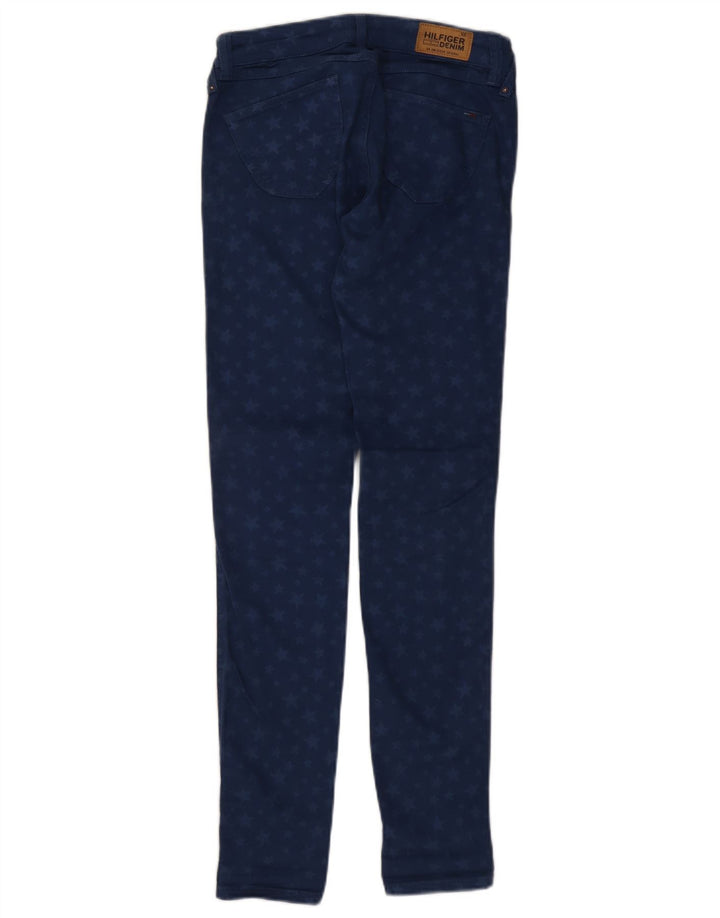 Jeans skinny da donna con motivo astratto Tommy Hilfiger W26 L32 Blu navy