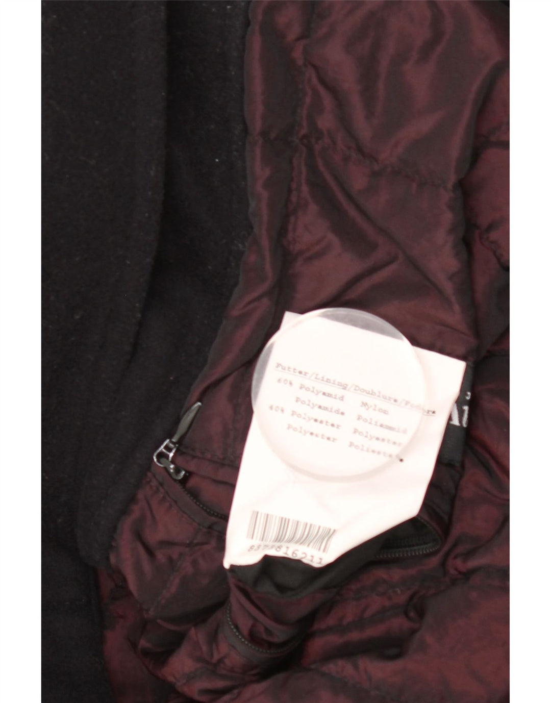 Soprabito da uomo Bugatti UK 42 XL lana nera