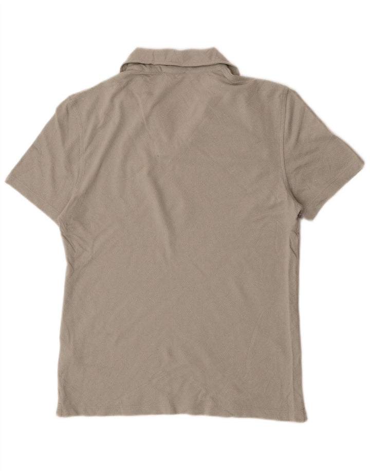Polo da uomo Reiss piccola in cotone grigio