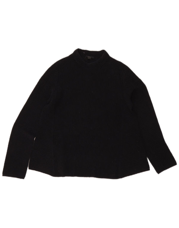 Cos Top da donna a maniche lunghe UK 6 XS Blu Navy Cotone