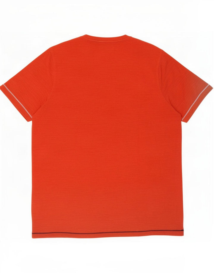 T-shirt grafica da uomo Marlboro Classics Top in cotone rosso medio