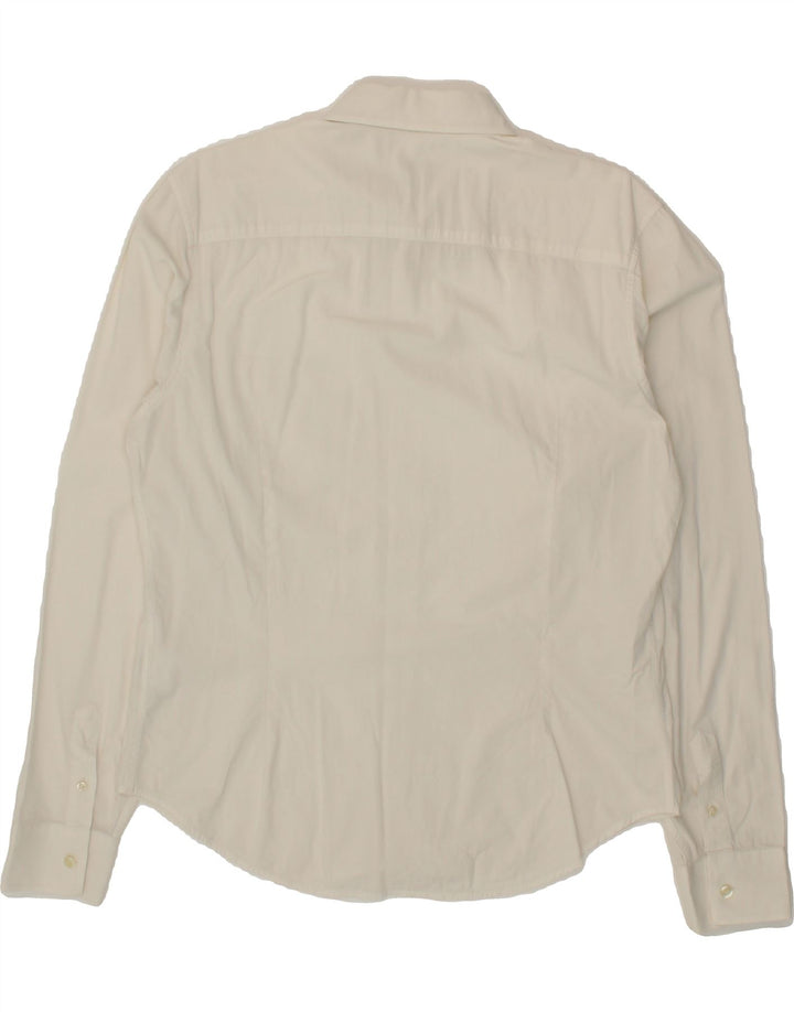 CALVIN KLEIN JEANS Mens Shirt Large White Cotton Vintage Calvin Klein Jeans and Second-Hand Calvin Klein Jeans from Messina Hembry 