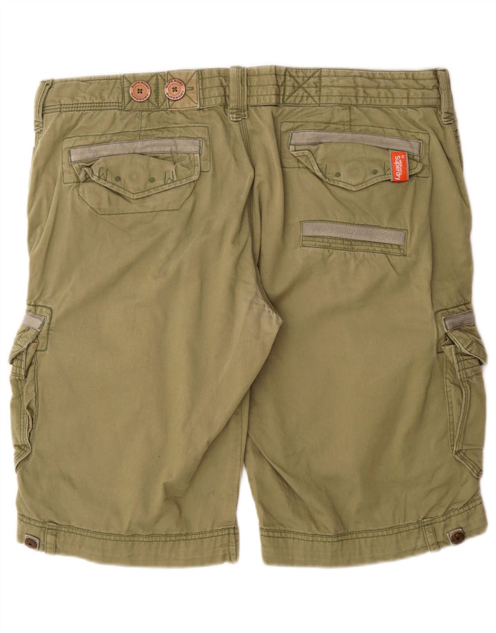 Pantaloncini cargo da uomo Superdry 2XL W40 cotone kaki