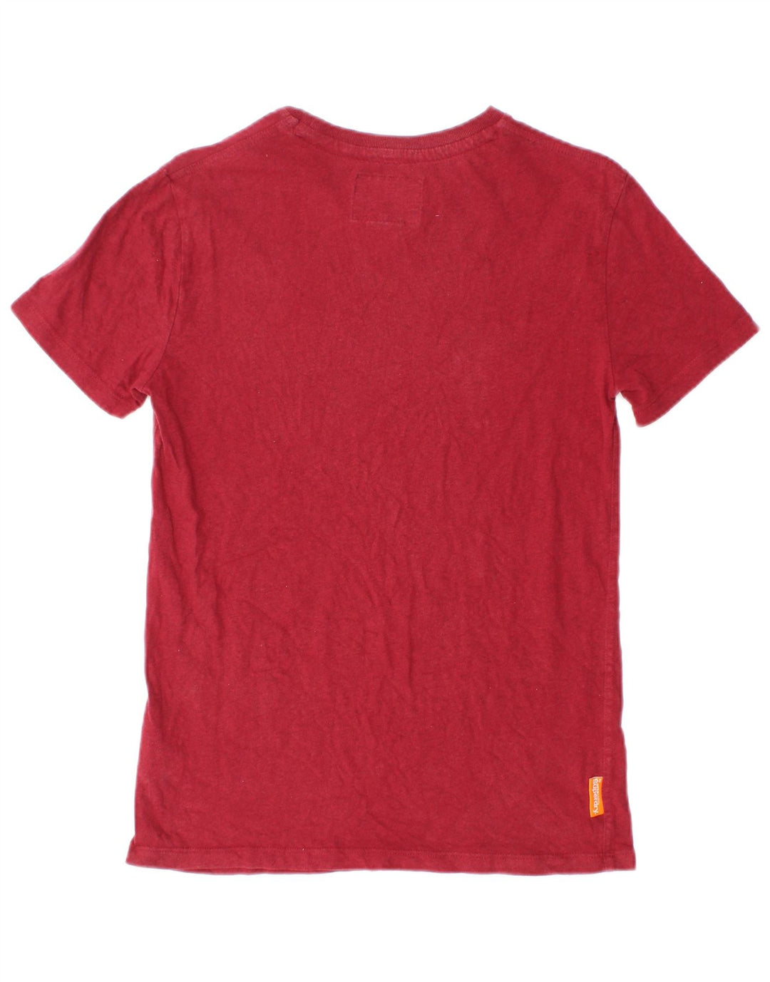 T-shirt da uomo Superdry Top Small in cotone rosso