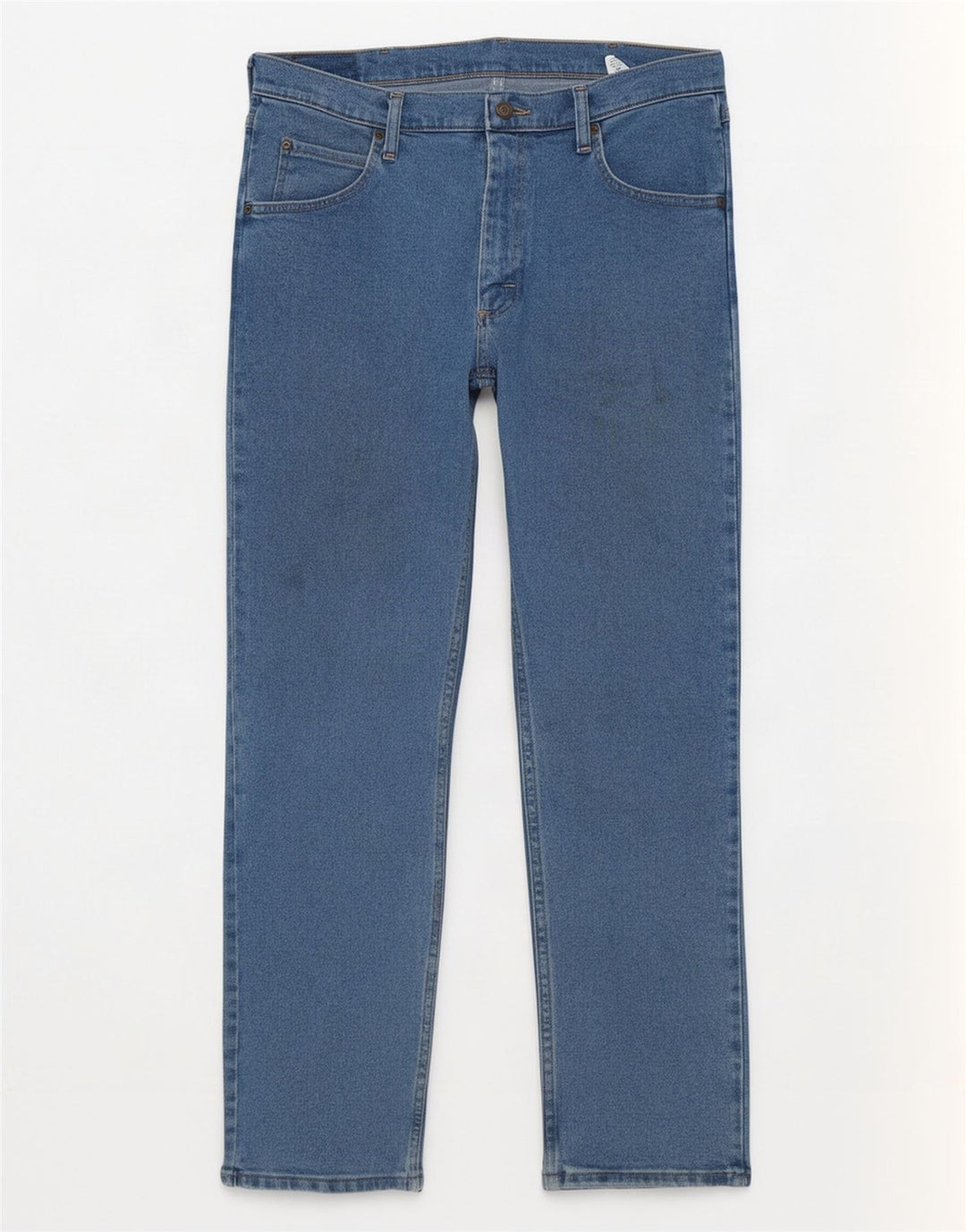 Jeans dritti da uomo Wrangler W34 L30 cotone blu