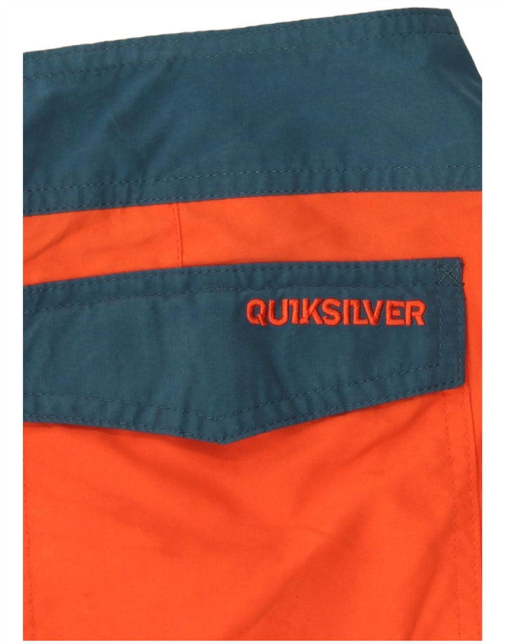 QUIKSILVER Pantaloncini da bagno da uomo grandi color arancione