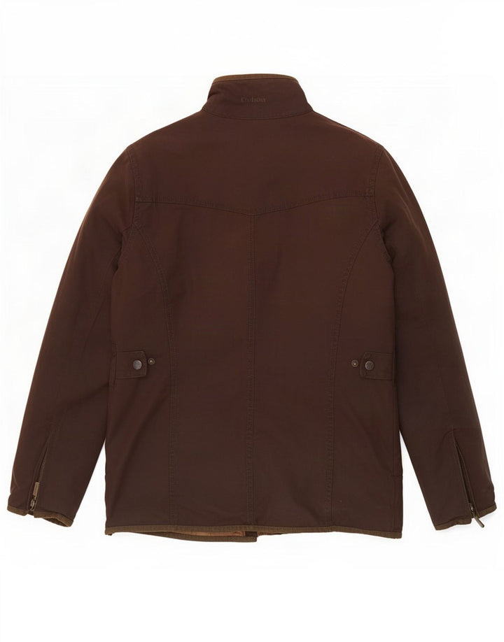 Giacca da donna in cotone cerato Barbour UK 10 piccola marrone
