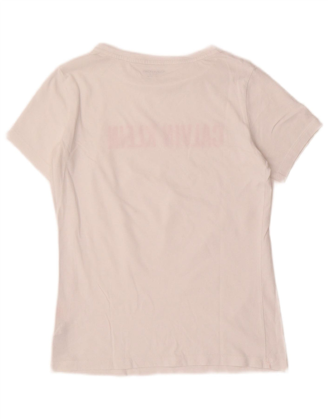 CALVIN KLEIN T-shirt grafica per bambina 12-13 anni in cotone bianco