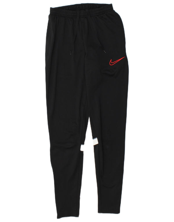 Pantaloni da tuta Nike Dri Fit da uomo piccoli in poliestere nero
