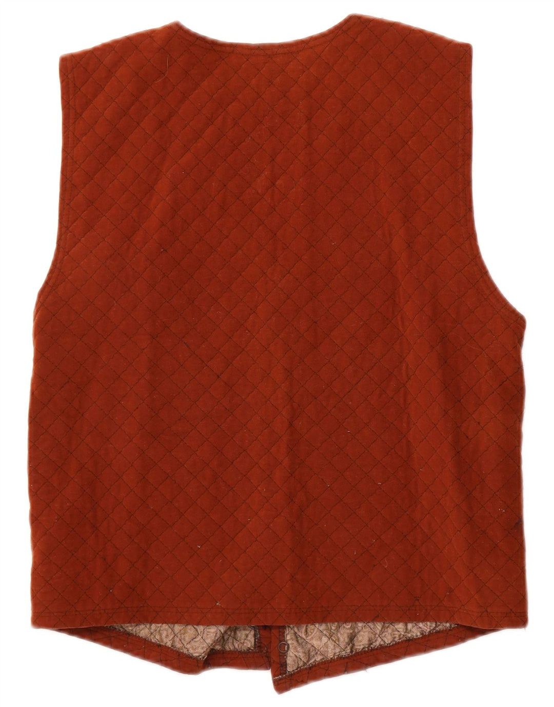 Gilet vintage da uomo piccolo marrone