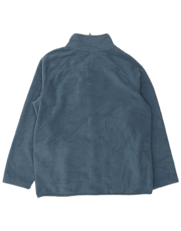 Giacca in pile da uomo Marks & Spencer UK 38 Poliestere blu medio