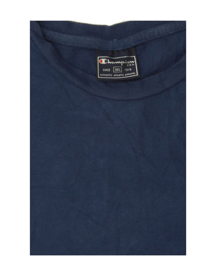 CHAMPION Boys T-Shirt Top 15-16 Years 2XL Navy Blue Vintage Champion and Second-Hand Champion from Messina Hembry 