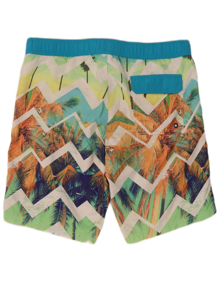 Pantaloncini da bagno da donna Maui Maui UK 14 Chevron medio multicolore
