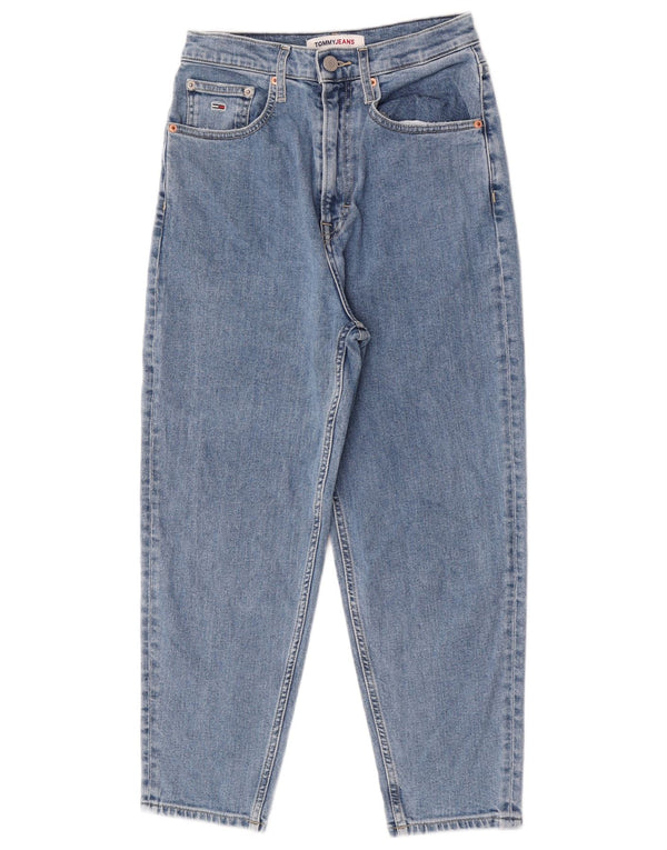 Jeans corti da uomo a vita alta Tommy Hilfiger W27 L23 Blu