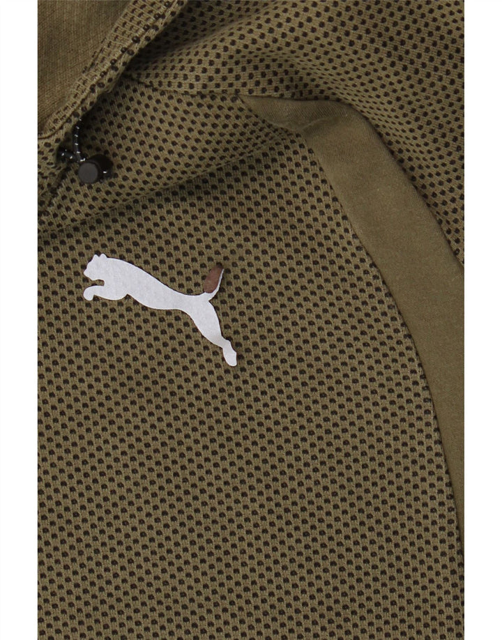 Maglia con cappuccio Nike da uomo piccola color kaki