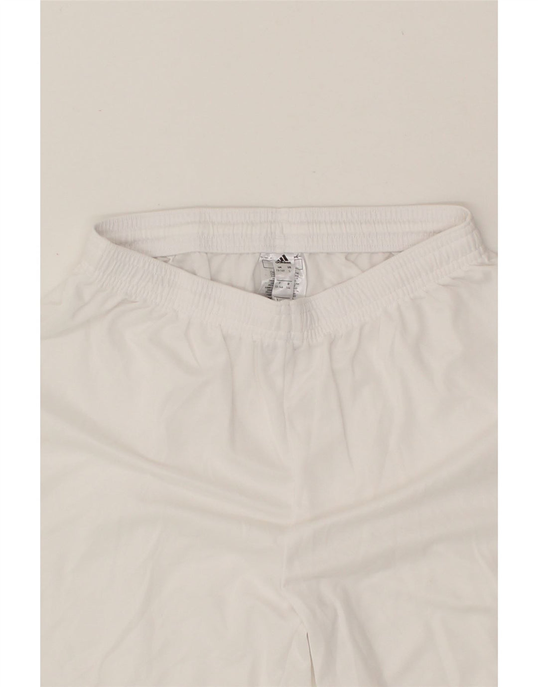 ADIDAS Boys Sport Shorts 13-14 Years  White Polyester Vintage Adidas and Second-Hand Adidas from Messina Hembry 