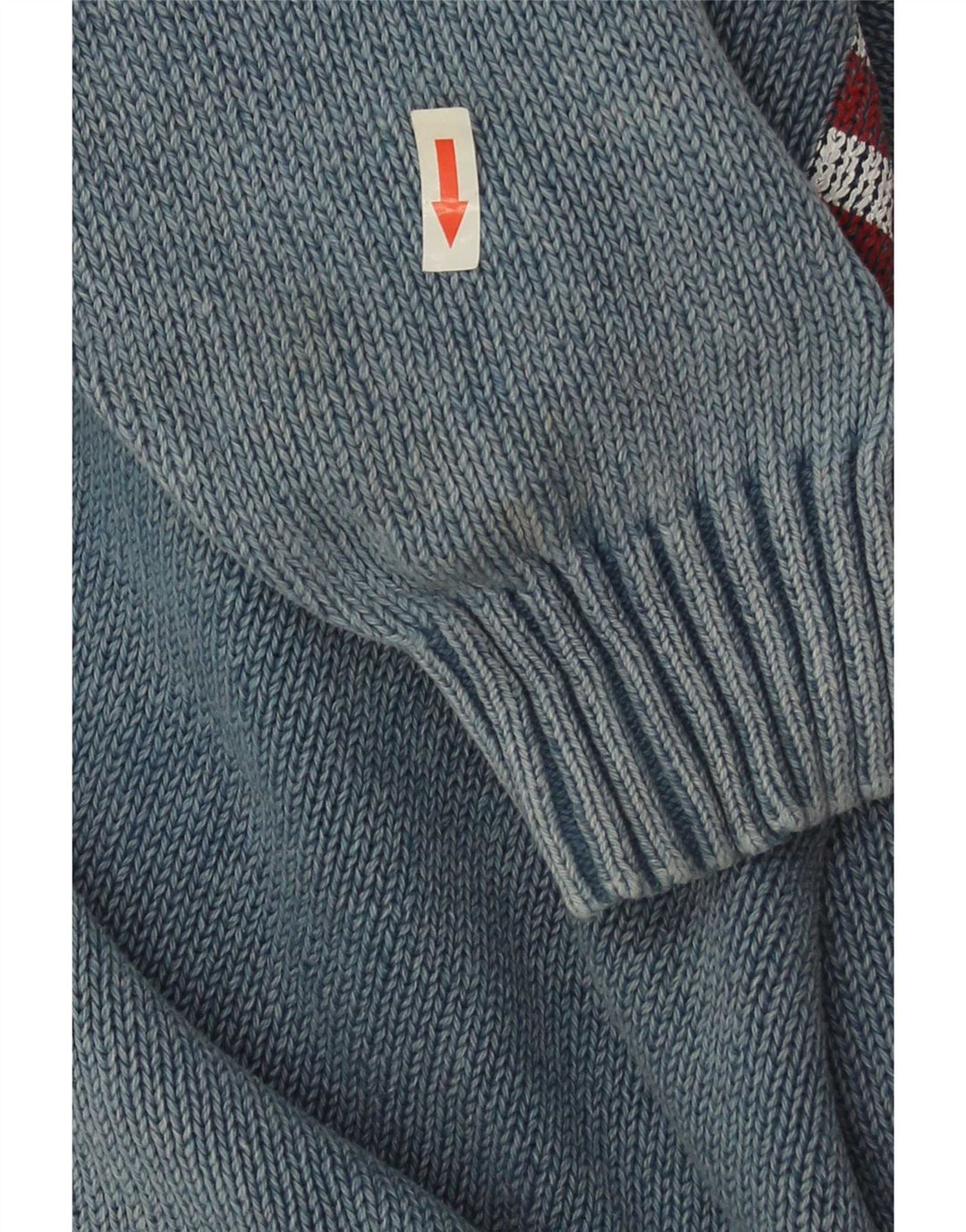 Maglione maglione girocollo con grafica da uomo Woolrich XL in cotone blu
