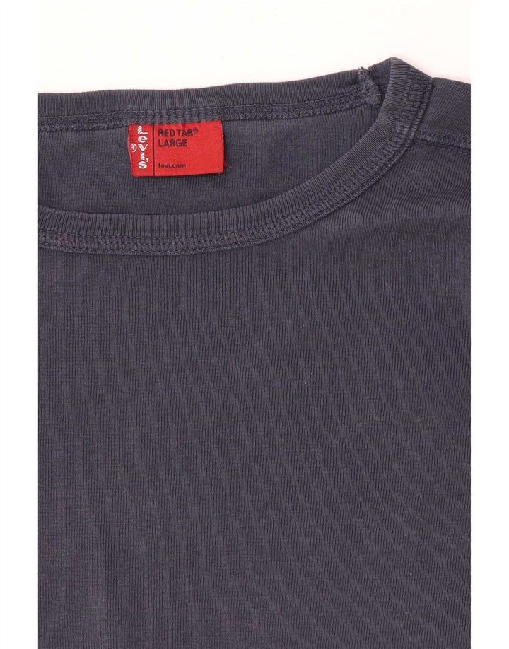 Levi's Maglia da uomo a maniche lunghe grande blu navy