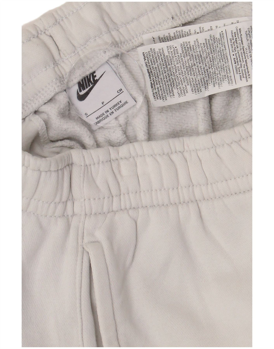 Pantaloni da tuta con grafica Nike da uomo, pantaloni da jogging, piccoli, cotone bianco