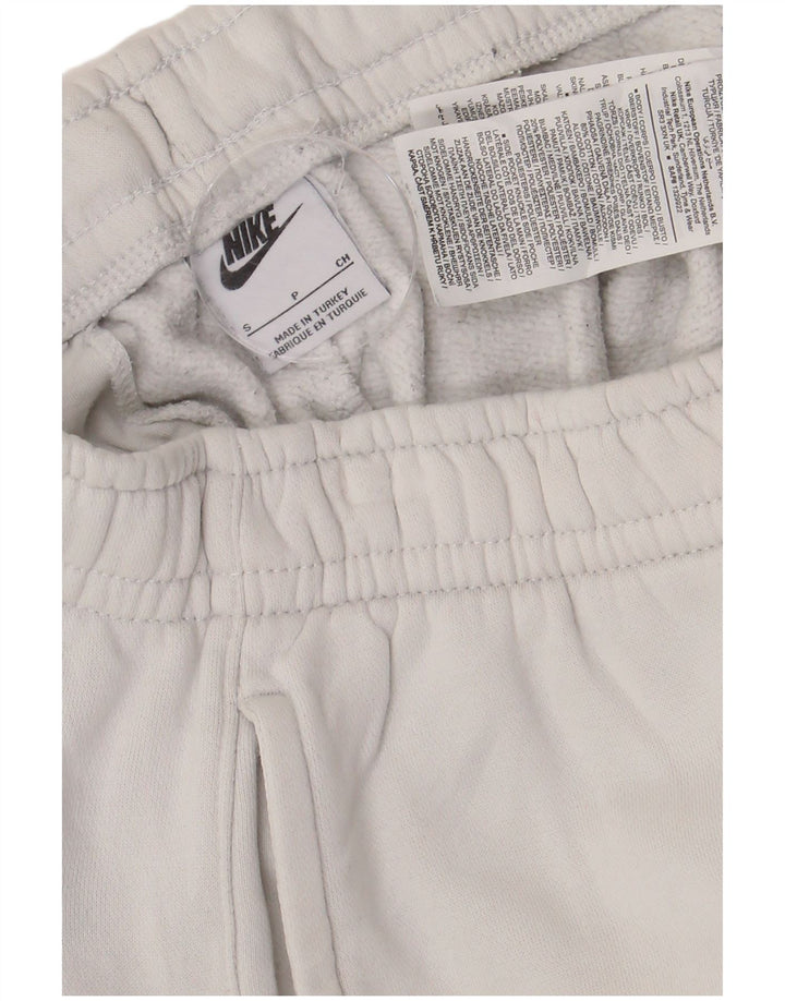 Pantaloni da tuta con grafica Nike da uomo, pantaloni da jogging, piccoli, cotone bianco