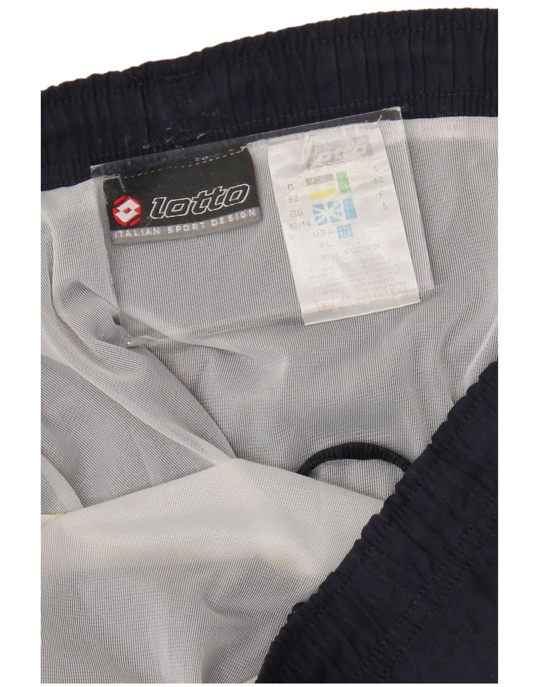 Pantaloncini sportivi da uomo LOTTO UK 42/44 XL Poliestere blu navy