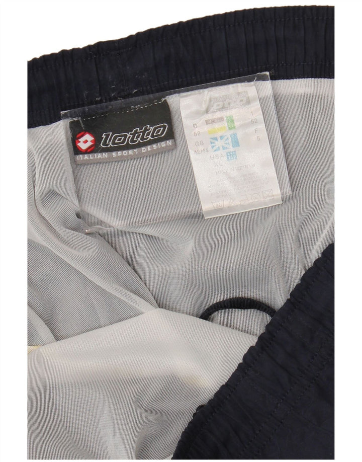 Pantaloncini sportivi da uomo LOTTO UK 42/44 XL Poliestere blu navy